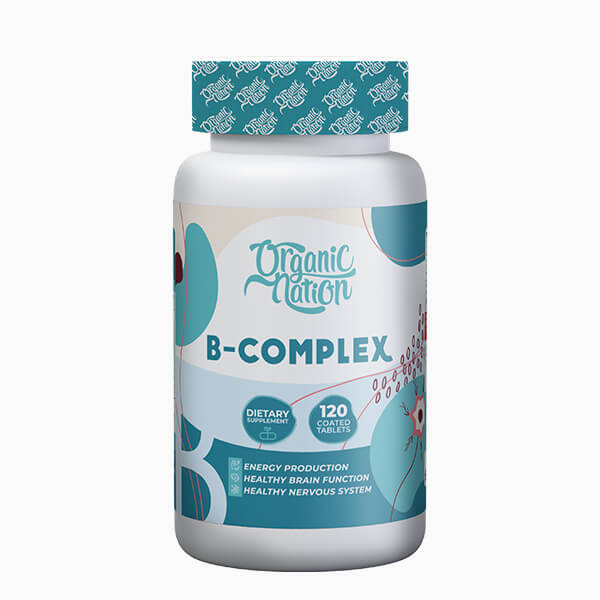 Organic Nation B-Complex Advanced Formula-120Serv.-120Tabs