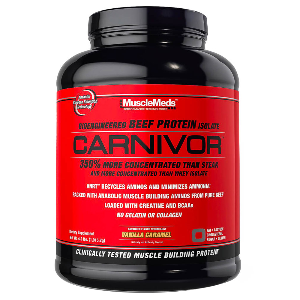 [891597002672] Musclemeds Bioengineered Beef Protein isolate Carnivor-56Serv.-1904G-Vanilla Caramel