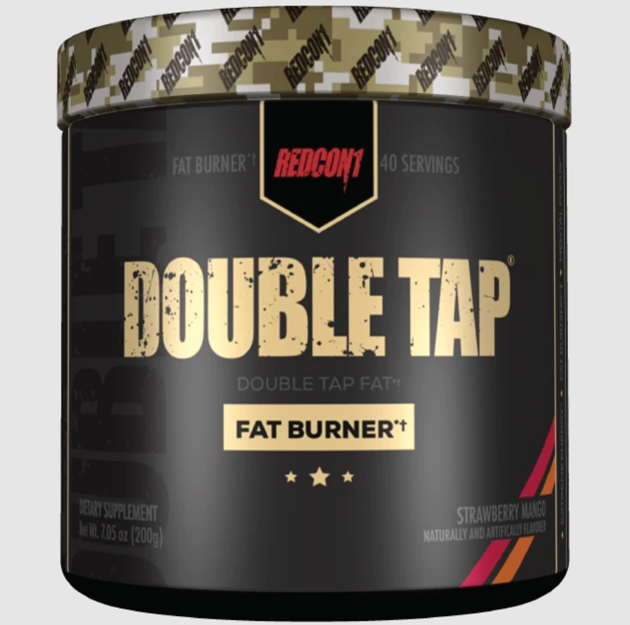 [810044570700] Redcon1 Double Tap Fat Burner-40Serv.-200G-Strawberry Mango