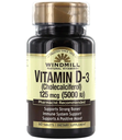 [035046002183] Windmill Natural vitamins Vitamin D3 125mcg 5000iu-60Serv.-60Tabs.