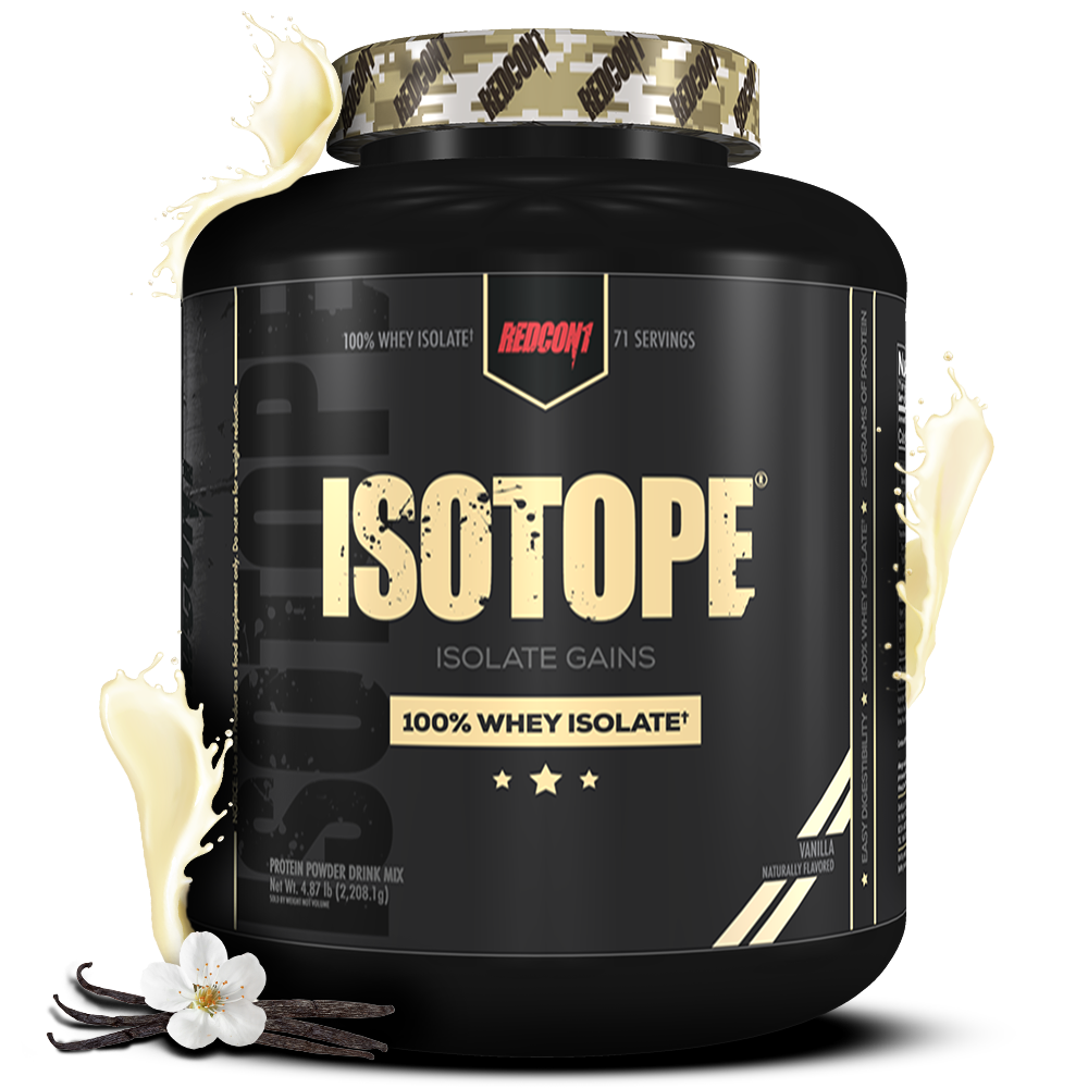 [850004759622] Redcon1 Isotope 100% Whey Isolate-71Serv.-2.210G.-Vanilla