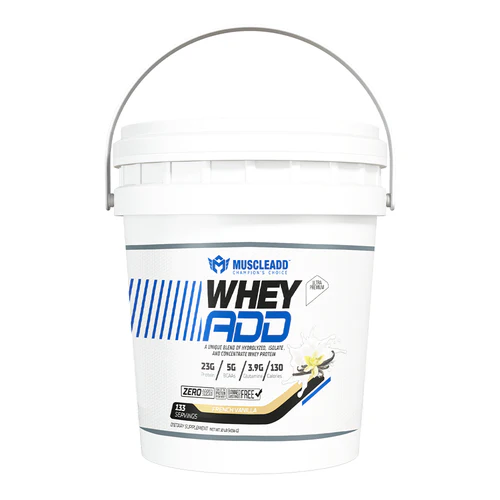 [6223007821384] Muscle Add Whey Add-133Serv.-4.5kg.-French Vanilla