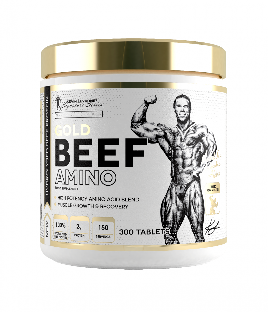 [5903719224123] Kevin Levrone Sinature Series Gold Beef Amino-150Serv.-300Tablets