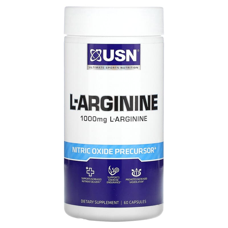 [6009544947608] USN L-Arginine 1000g.- 30Serv.-60Capsules