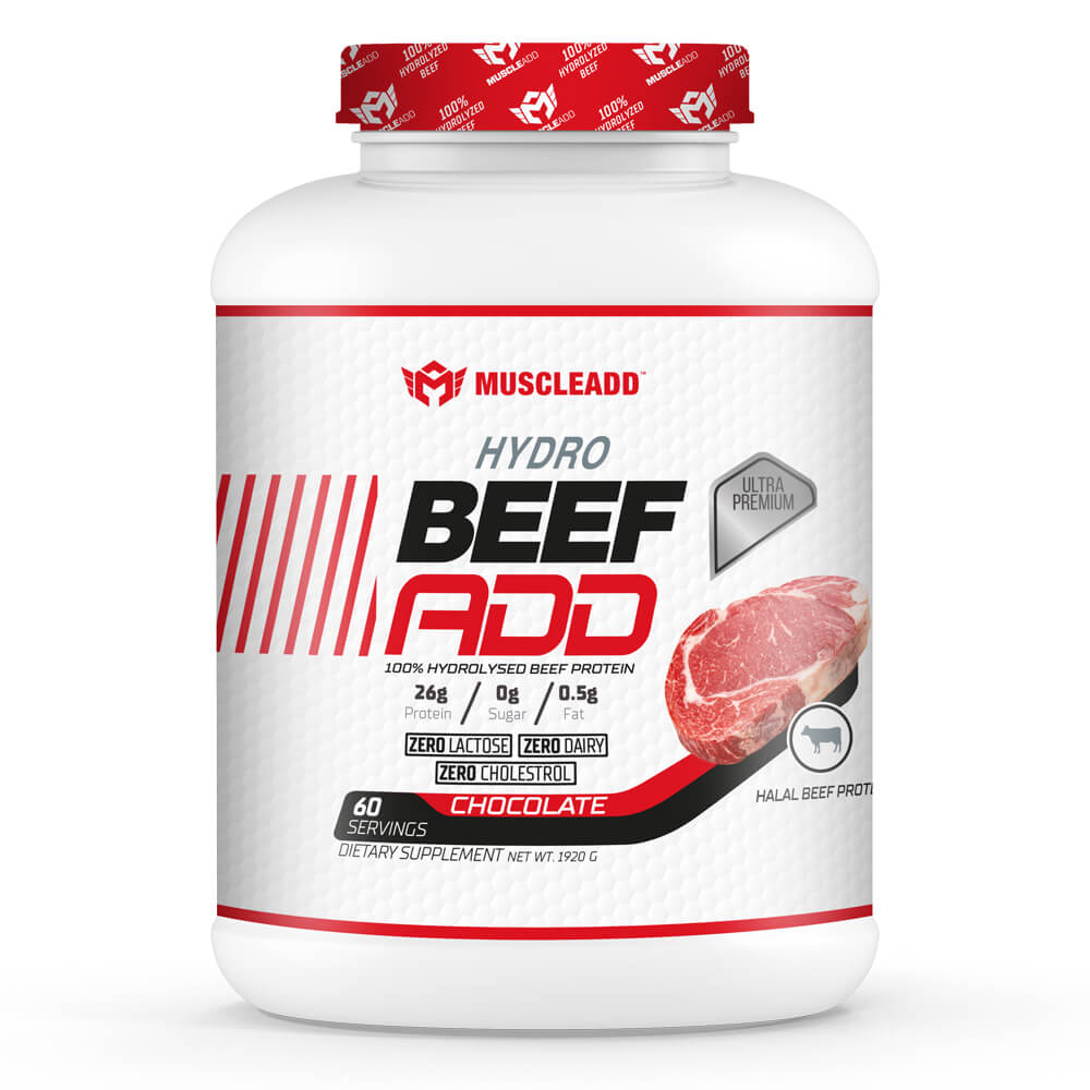 [6223007824477] Muscle Add Hydro Beef Add 100% Hydrolyzed Beef Protein-60Serv.-1960G.-Chocolate