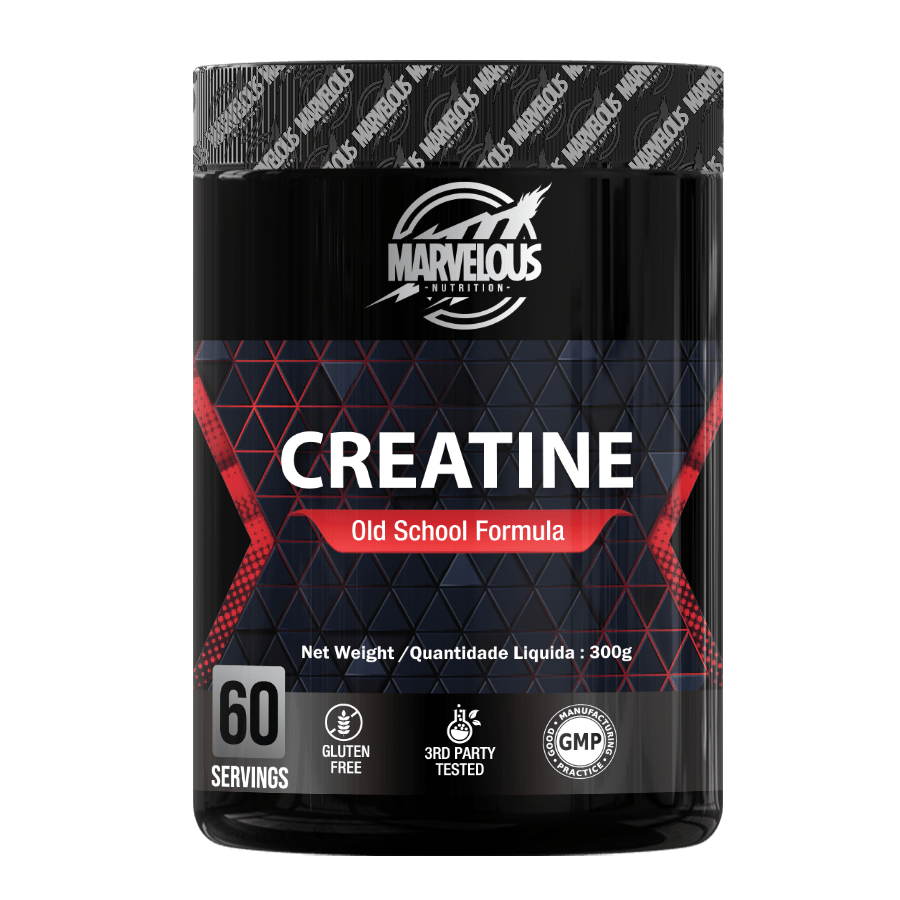 [0634240129490] Marvelous Nutrition Creatine old School Formula-60Serv.-300G.-Unflavored