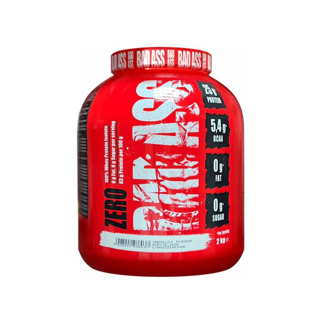 [5902448286037] Bad Ass Zero Protein Isolate 66 Serving 2 kg Vanilla