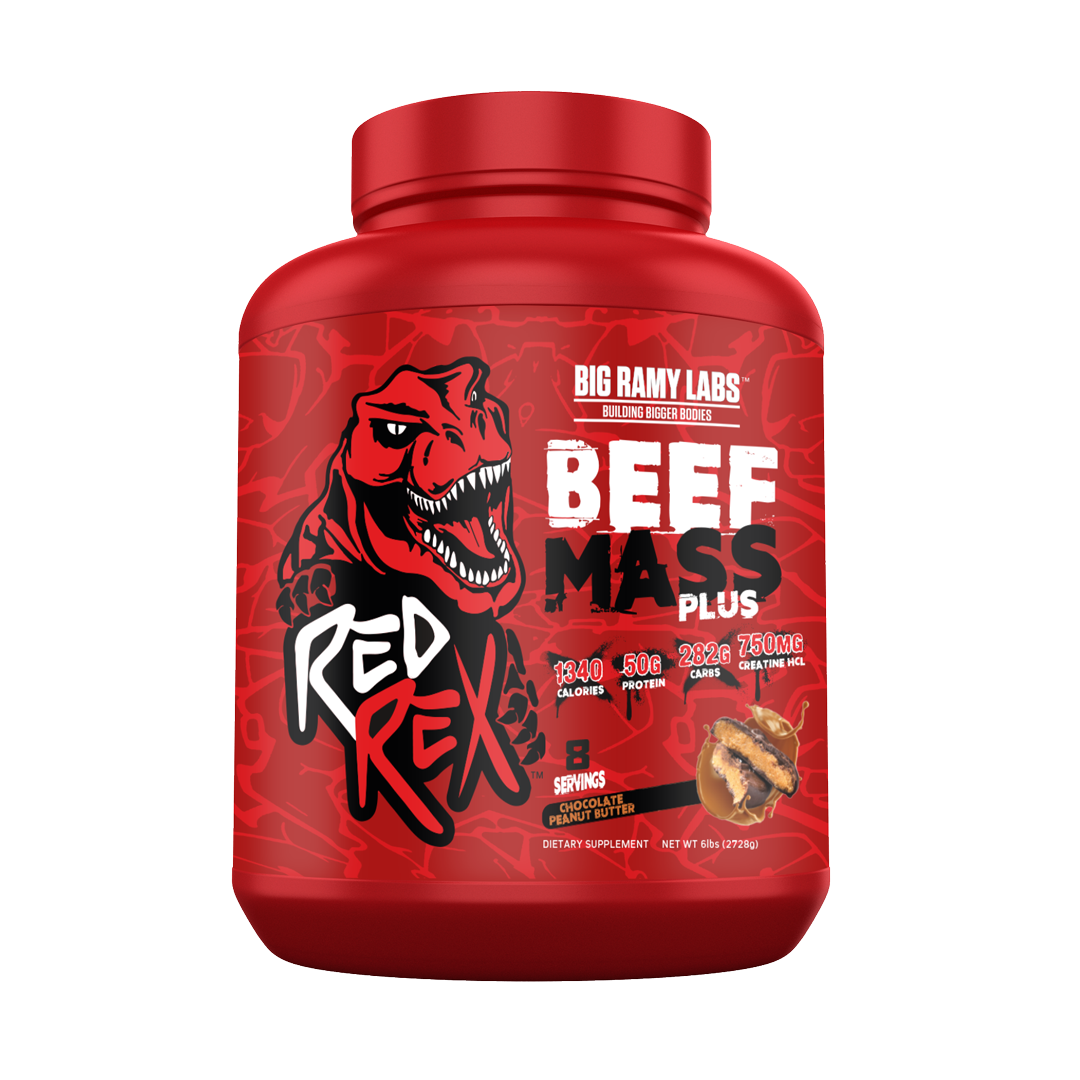 [6223007823180] Big Ramy Labs Building Bigger Bodies Beef Mass Plus-8Serv-2728G-Chocolate Peanut Butter