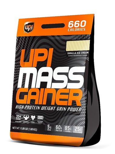 [6225000273184] Upi Mass Gainer-30Serv.-5KG-Vanilla Ice Cream