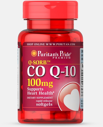 [025077155934] Puritan's Pride Co-Q10 100Mg-60Serv.-60Tabs.