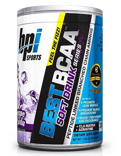 [811213029937] Bpi Sports Best Bcaa-30Serv.-330G-Grape Soda