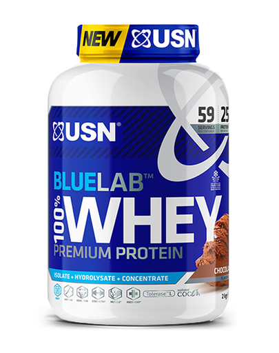 [6009544910695] USN BlueLab Whey-59Serv.-2KG-Chocolate