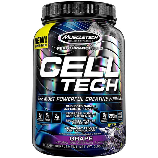 [631656703207] Muscletech Performance Series Cell Tech-29Serv.-1.4KG-Grape