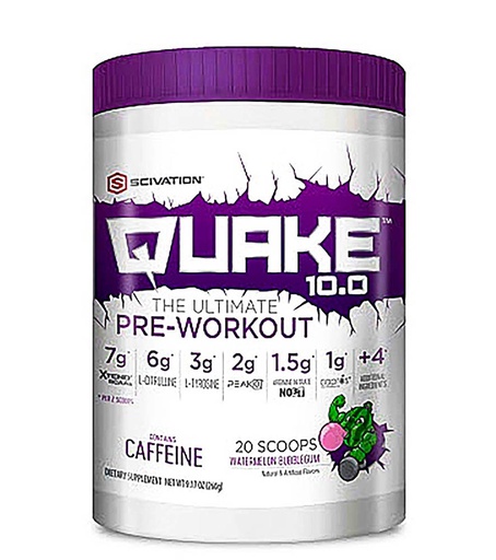 [X001LB44NR] Scivation Quake 10.0 The ultimate Pre-workout