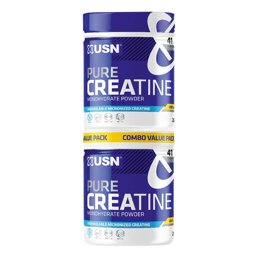 [6009644653539] USN Pure Creatine Monohydrate Powder-205G+205G