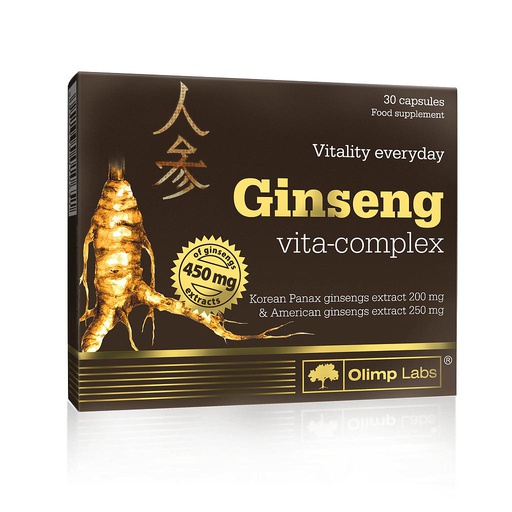 [5901330034824] Olimp Sport Nutrition ginseng-30Serv.-450MG-30Caps