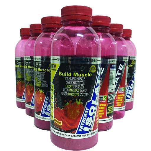 [6224009728145] Global Pharma muscle build Nitro isolate-1Serv.-35G-Strawberry