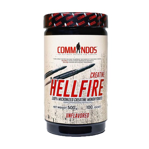 [6224009878048] Commandos Creatine Hell Fire Micronized 100%-100Serv.-500G