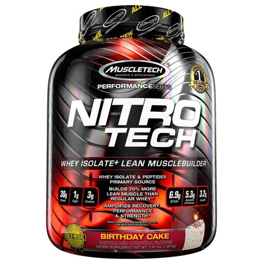 [631656708127] Muscletech NitroTech-41Serv.-1.80KG-Birthday Cake