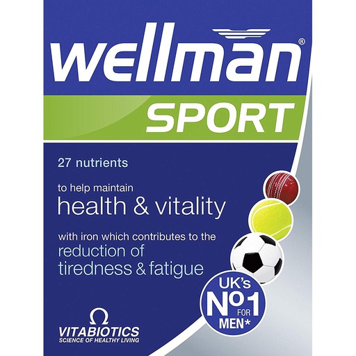 [5021265223527] VITABIOTICS Wellman Sport-30Tablets