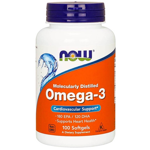 [733739016508] Now Foods Omega3-50Serv.-100Soft Gels