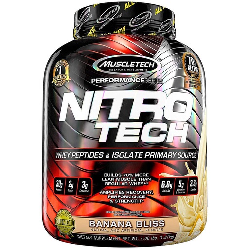 [631656711417] Muscletech Nitrotech-41Serv.-1.80KG-Banana bliss