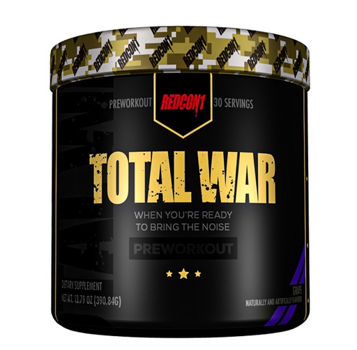 [601754191473] Redcon1 Total War Preworkout-30Serv.-441G-Grape