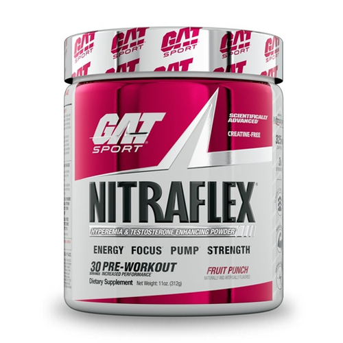 [859613648907] Gat Sport Nitraflex Pre-workout-30Serv.-321G-Fruit Punch