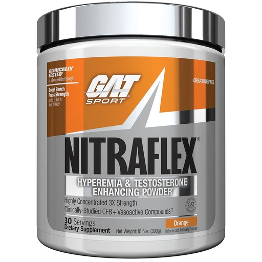 [859613647047]  Gat Sport Nitraflex-30Serv.-300G-Orange