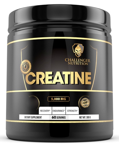 [6224009363636] Challenger Nutrition Creatine-60Serv.-300G