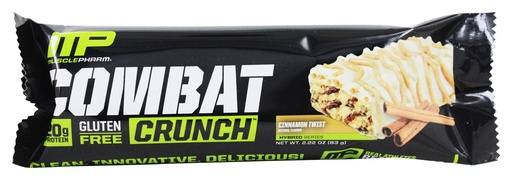 [748252105165] Muscle Pharm Combat Protein Bar-63G-Cinnamon Twist