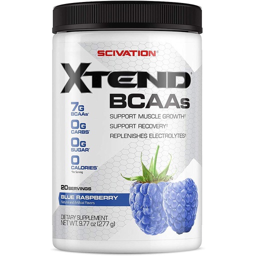 [842595105803] Scivation Xtend Bcaas Intra Workout Catalyst-277G-20Serv.-Blue Raspberry