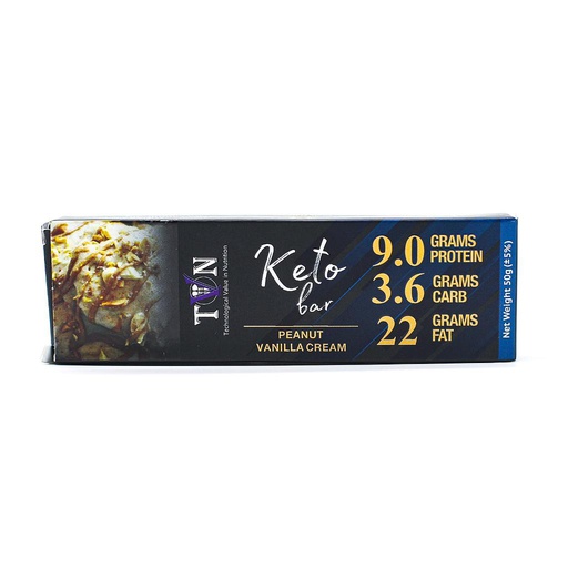 [6224009086603] Tvn Keto bar-43G-peanut Vanilla Cream