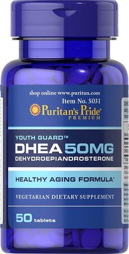 [074312150319] Puritan’S Pride Dhea 50MG-50Serv.-50Tabs.