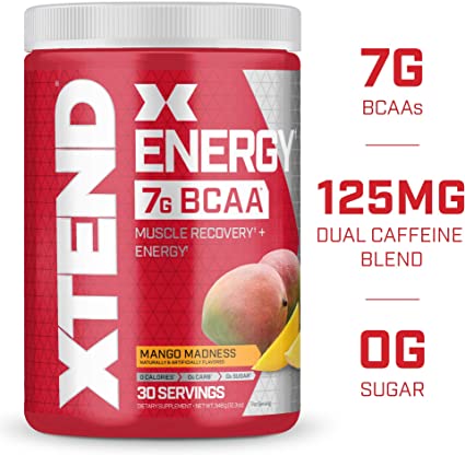 [842595107463] Scivation XTEND Energy BCAA-30Serv.-348G-Mango Madness