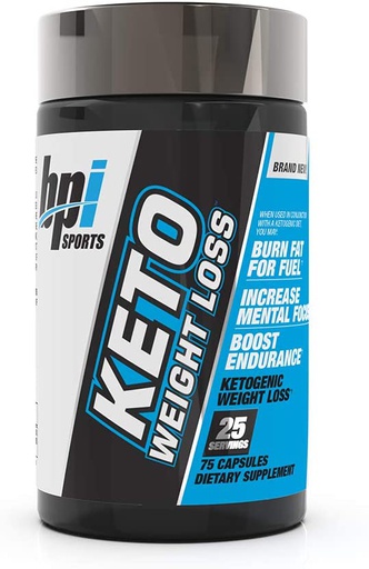 [810516030848] Bpi Sports Keto Weight Loss-25Serv.-75Caps.