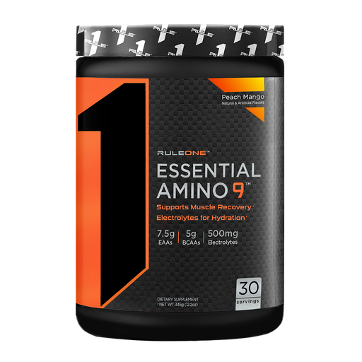 [837234108406] Rule One Essential Amino 9-30Serv.-345G-Peach Mango