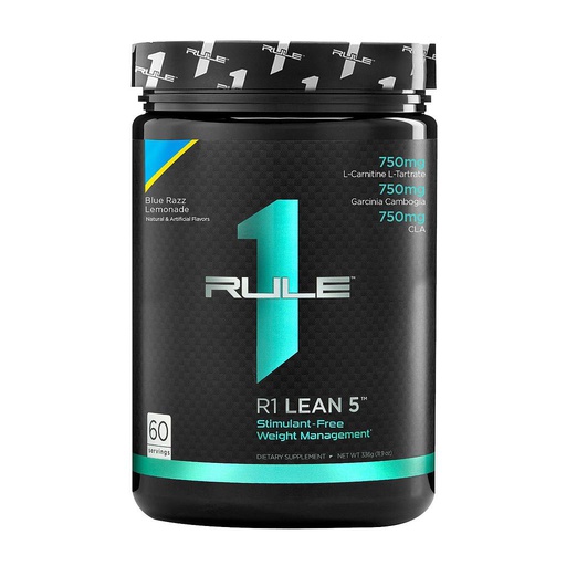 [853414006041] Rule One Lean 5-60Serv.-336G-Blue Razz Lemonade