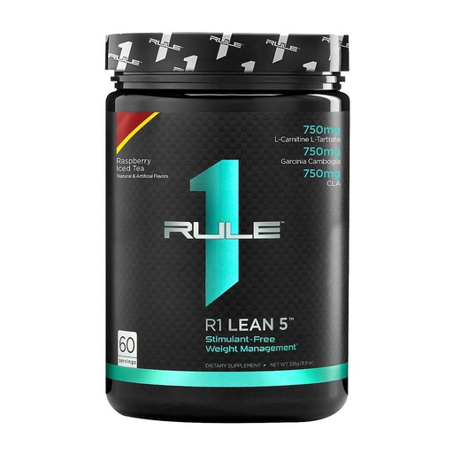 [853414006980] Rule One Lean 5-60Serv.-336G-Raspberry Iced Tea