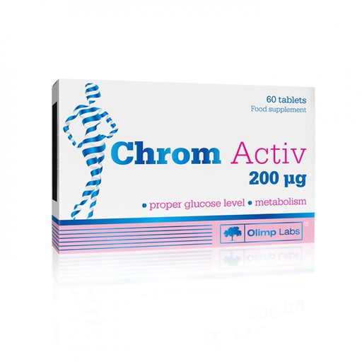 [5901330041037] Olimp Sport Nutrition CHROM ACTIVE 200μg-60Serv.-60Tabs.