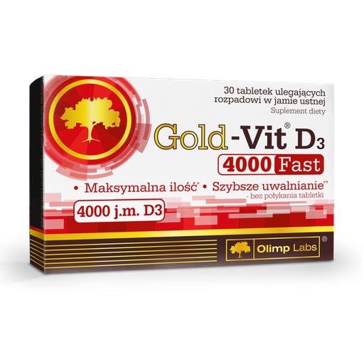 [5901330070365] Olimp Labs Gold-Vit D3 4000 Fast-30Serv.-30Tabs.