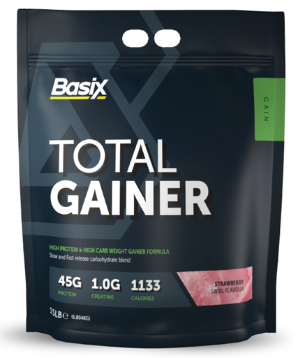 [5060686530074] Basix Total Gainer-22Serv.-6804kg-Strawberry Swirl