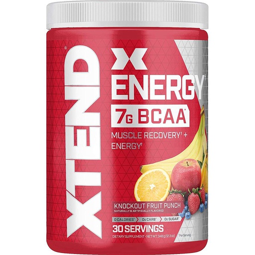 [842595107487] Scivation Xtend Energy BCAA-30Serv.-348G.-Knockout Fruit Punch