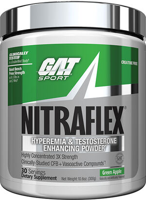 [859613648884] Gat Sport Nitraflex-30Serv.-300G-Green Apple