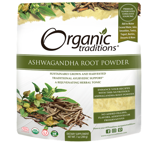 [627733003902] Organic Traditions Ashwagandha-40Serv.-200G