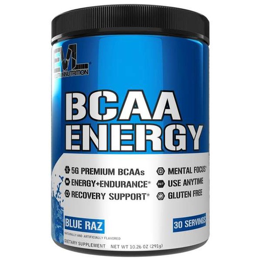 [818901020030] Evlution Nutrition Bcaa Energy-30Serv.-273G-Blue Razz