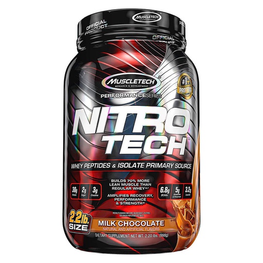 [631656703245] MuscleTech Nitrotech-22Serv.-998G-Milk Chocolate