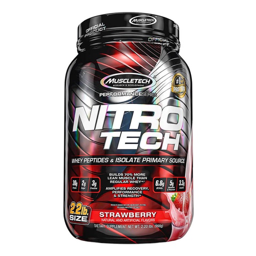 [631656703269] MuscleTech Nitrotech-22Serv.-998G-Strawberry