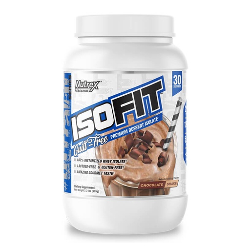 [859400007337] Nutrex Research Isofit-30Serv.-993g-Chocolate Shake