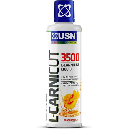 [6009544920090] Usn L-Carnicut 3500-30Serv-450Ml-Peach Mango